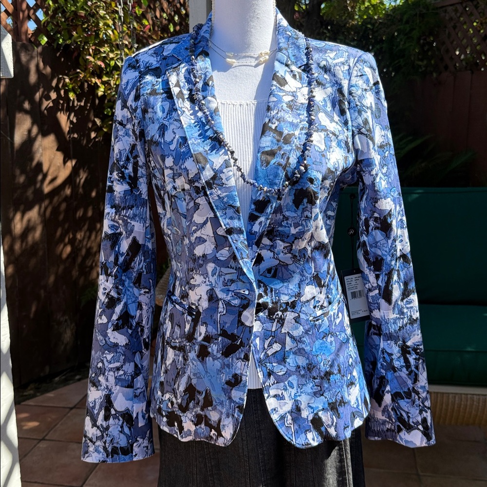 Adrianna Papell Vibrant Blue Jacket